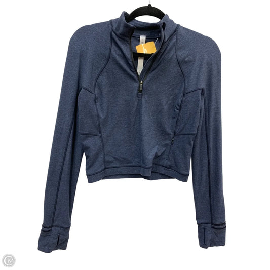 Athletic Sweatshirt Crewneck By Lululemon In Blue, Size: 8