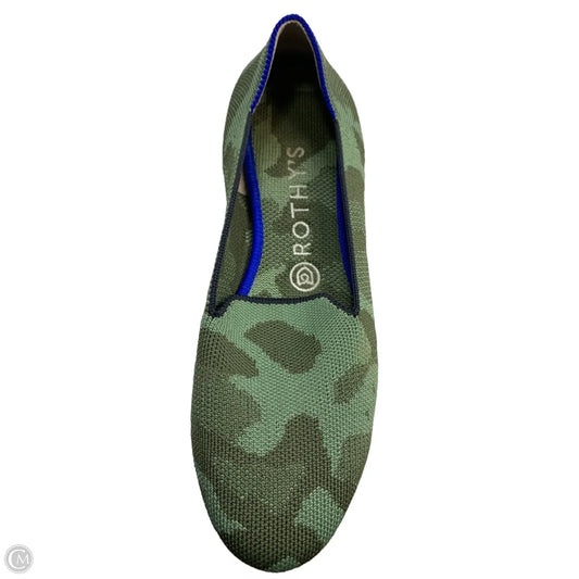 Shoes Flats By Rothys In Camouflage Print, Size: 8