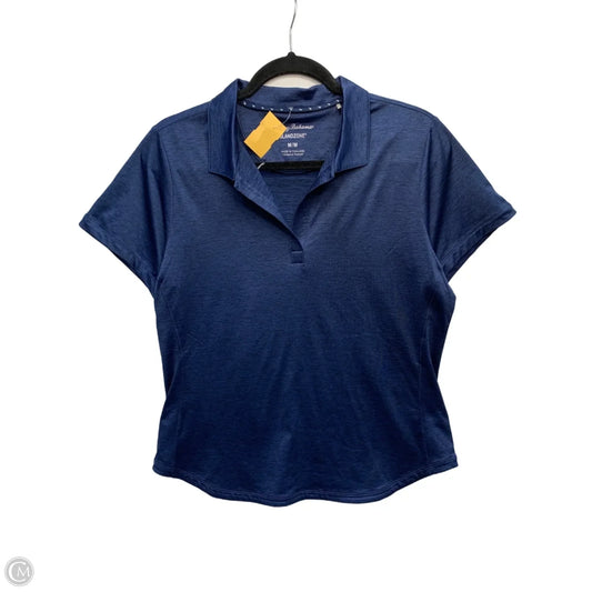 Top Short Sleeve By Tommy Bahama In Navy, Size: M