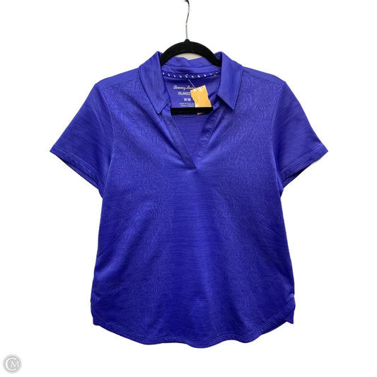 Top Short Sleeve By Tommy Bahama In Purple, Size: M