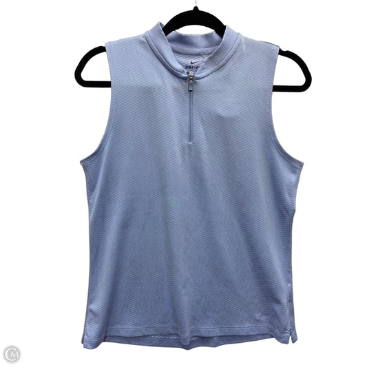 Top Sleeveless By Nike In Blue, Size: M