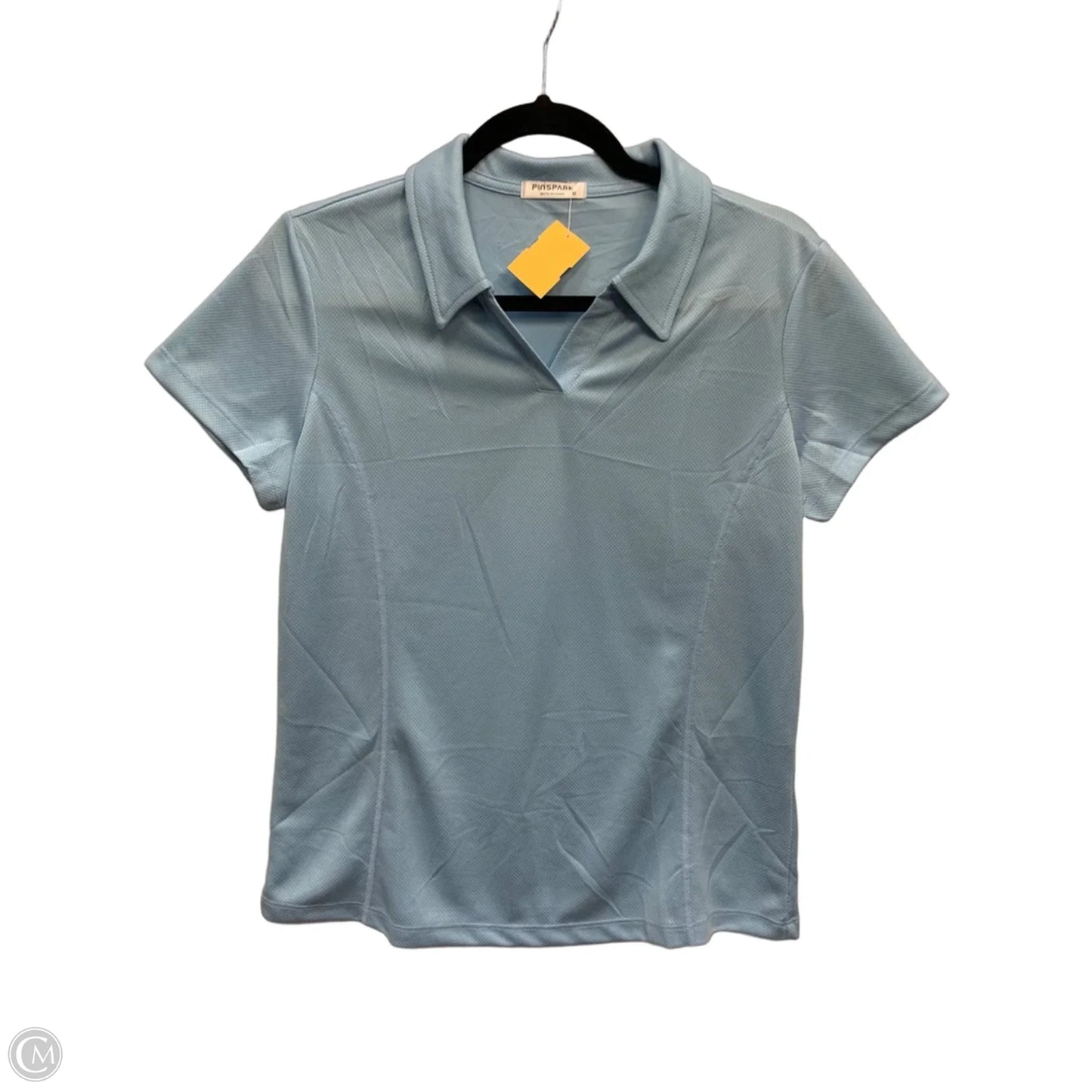 Top Short Sleeve By Cmc In Blue, Size: M