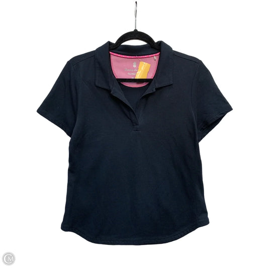 Top Short Sleeve By Tommy Bahama In Black, Size: M