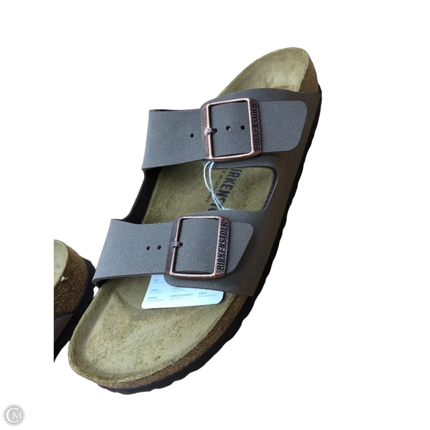 Sandals Flats By Birkenstock In Brown, Size: 12