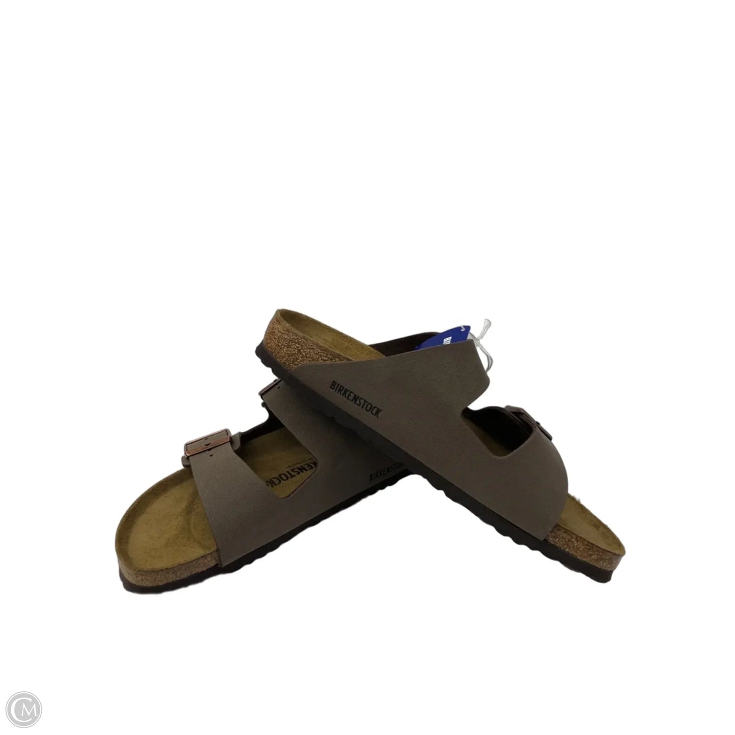Sandals Flats By Birkenstock In Brown, Size: 12