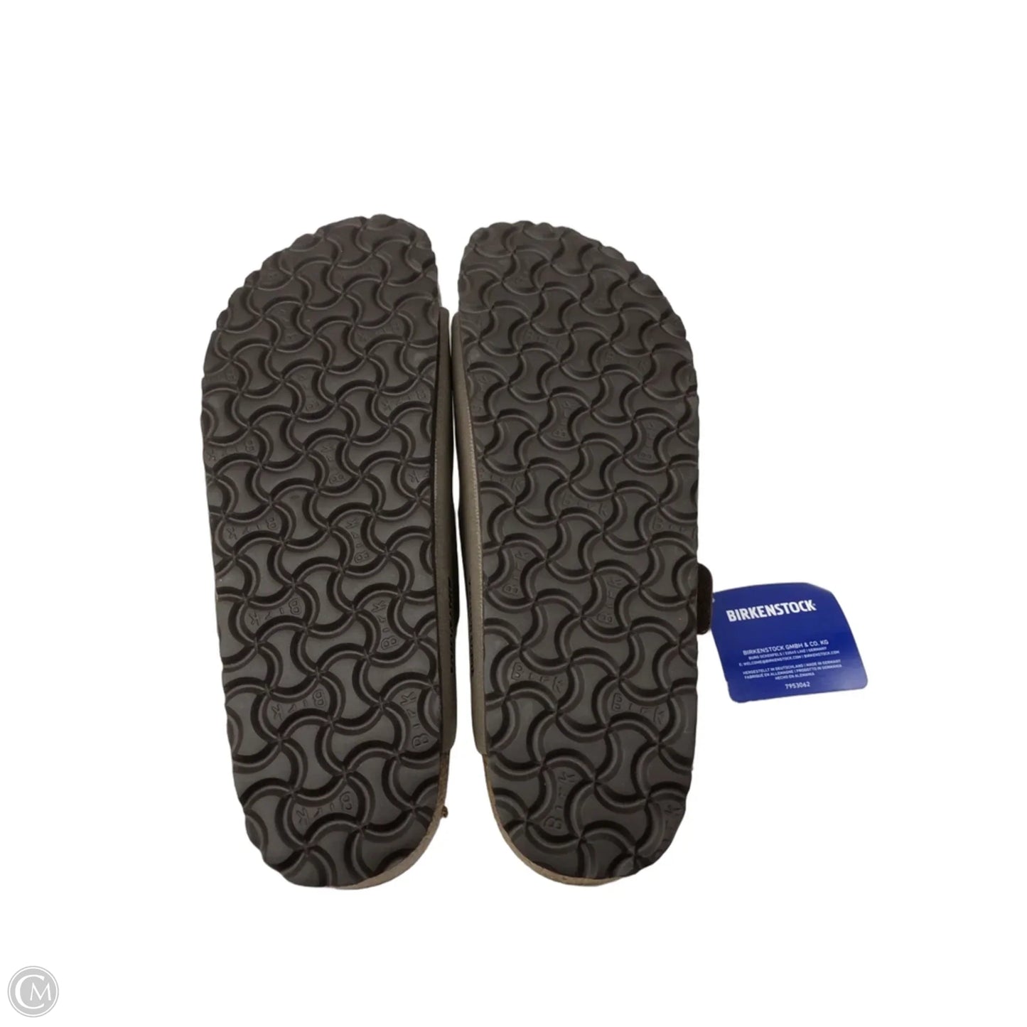Sandals Flats By Birkenstock In Brown, Size: 12