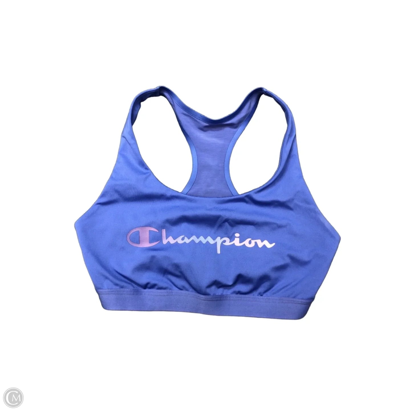 Athletic Bra By Champion In Blue, Size: Xl