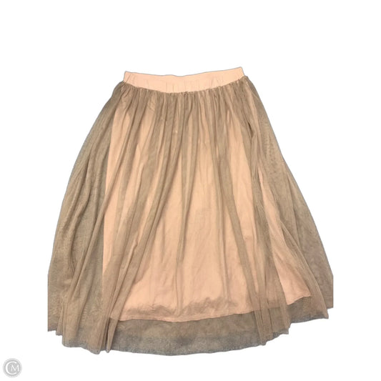 Skirt Maxi By Garnet Hill In Beige, Size: M