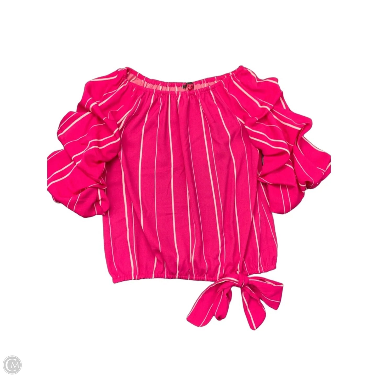 Top Short Sleeve By Vince Camuto In Pink, Size: M