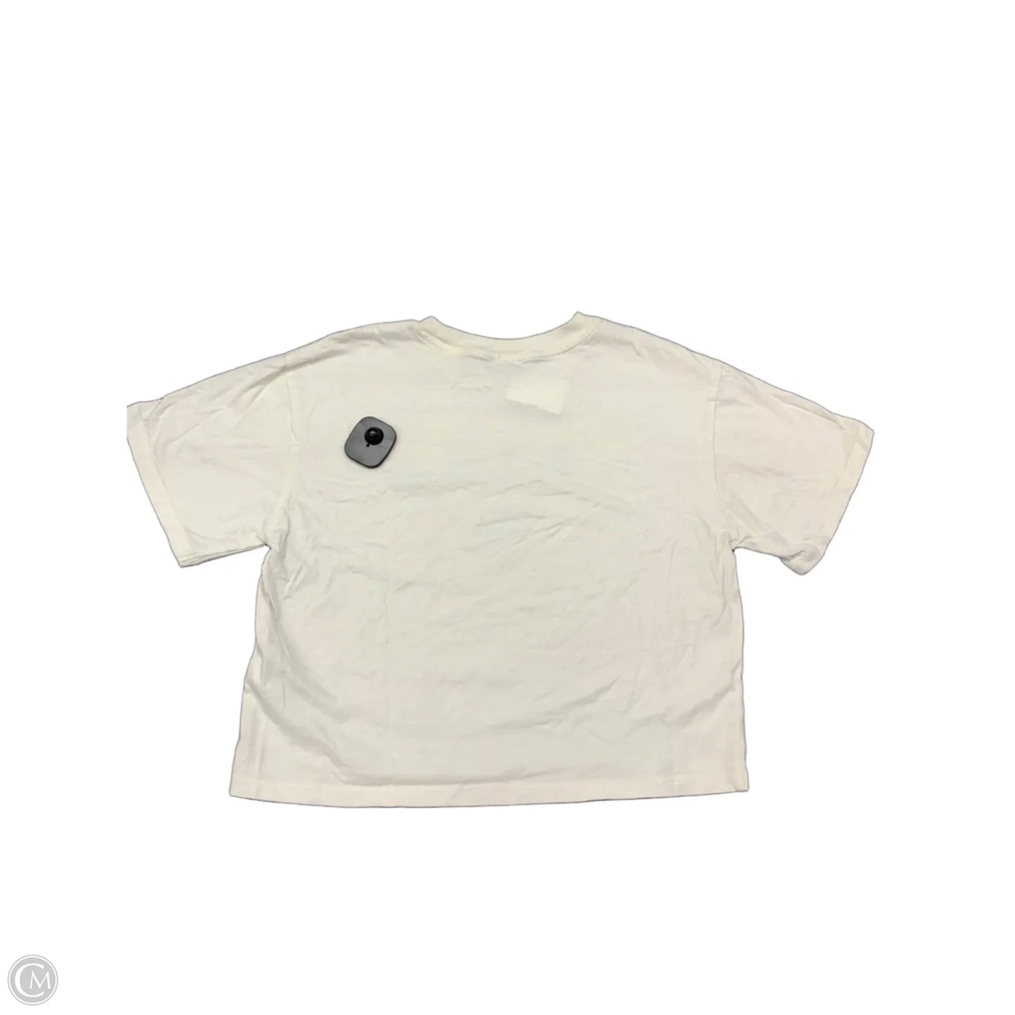 Top Short Sleeve Basic By Cme In Cream, Size: S