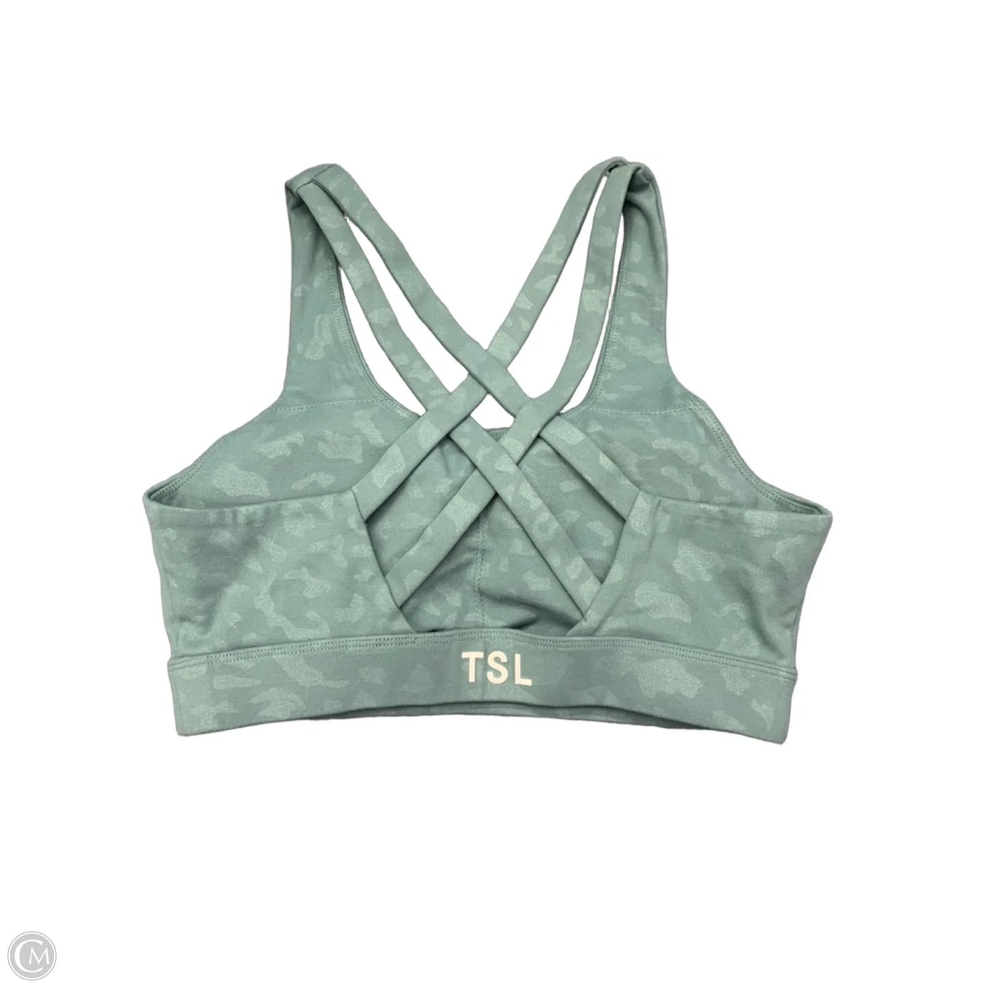 Athletic Bra By TSL In Green, Size: L
