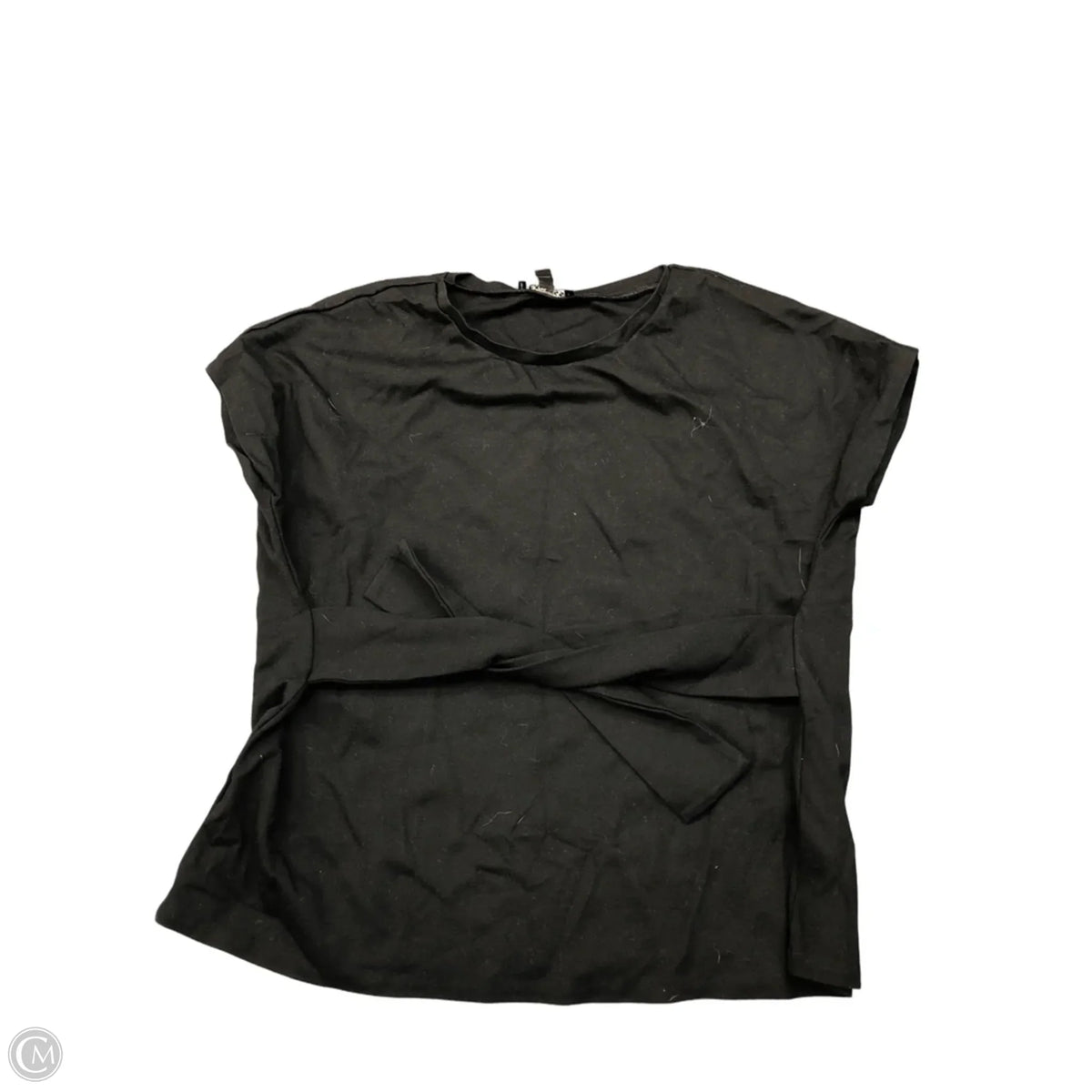 Top Short Sleeve By Express In Black, Size: S
