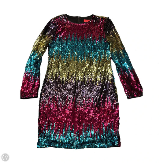 Dress Party Short By Cme In Rainbow Print, Size: Xl