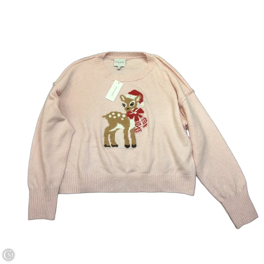 Sweater By Pink Rose In Pink, Size: Xl