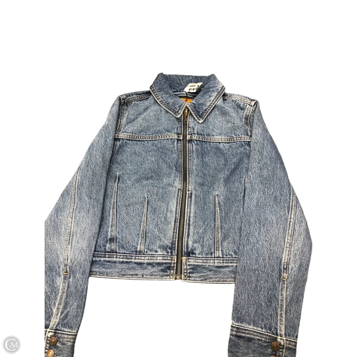Jacket Denim By Levis In Blue Denim, Size: S