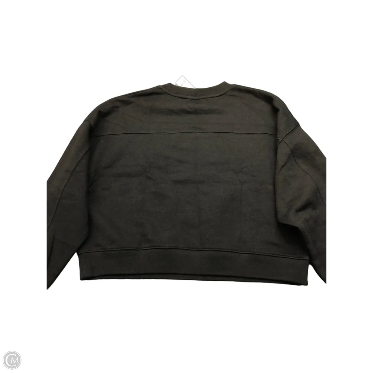 Sweatshirt Crewneck By Gap In Black, Size: S