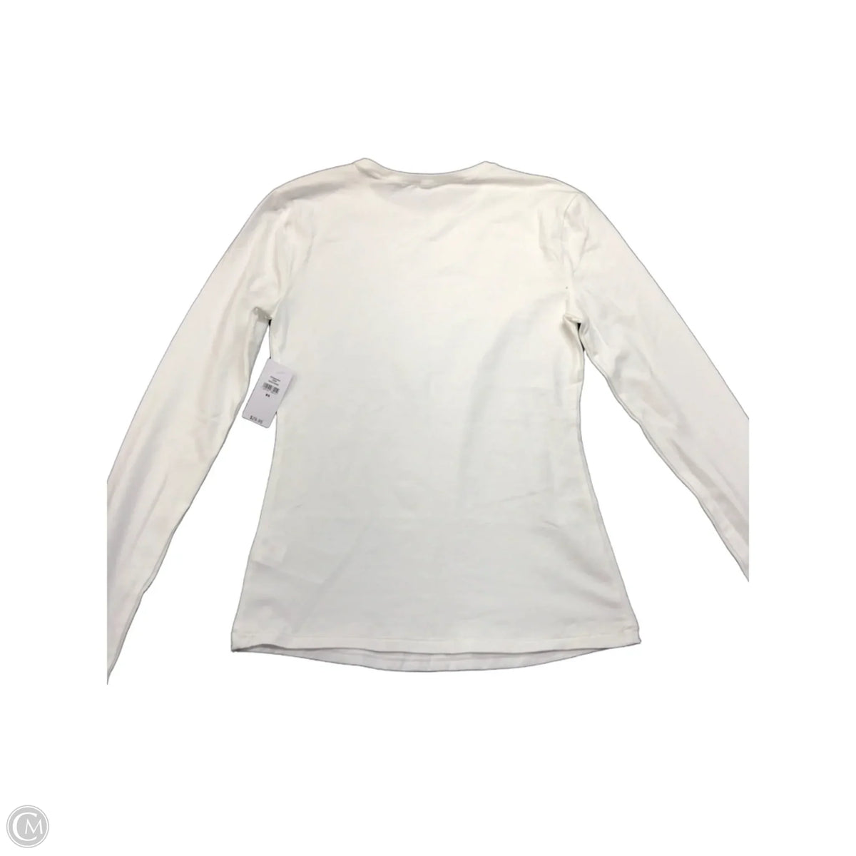 Top Long Sleeve Basic By Gap In White, Size: Xs