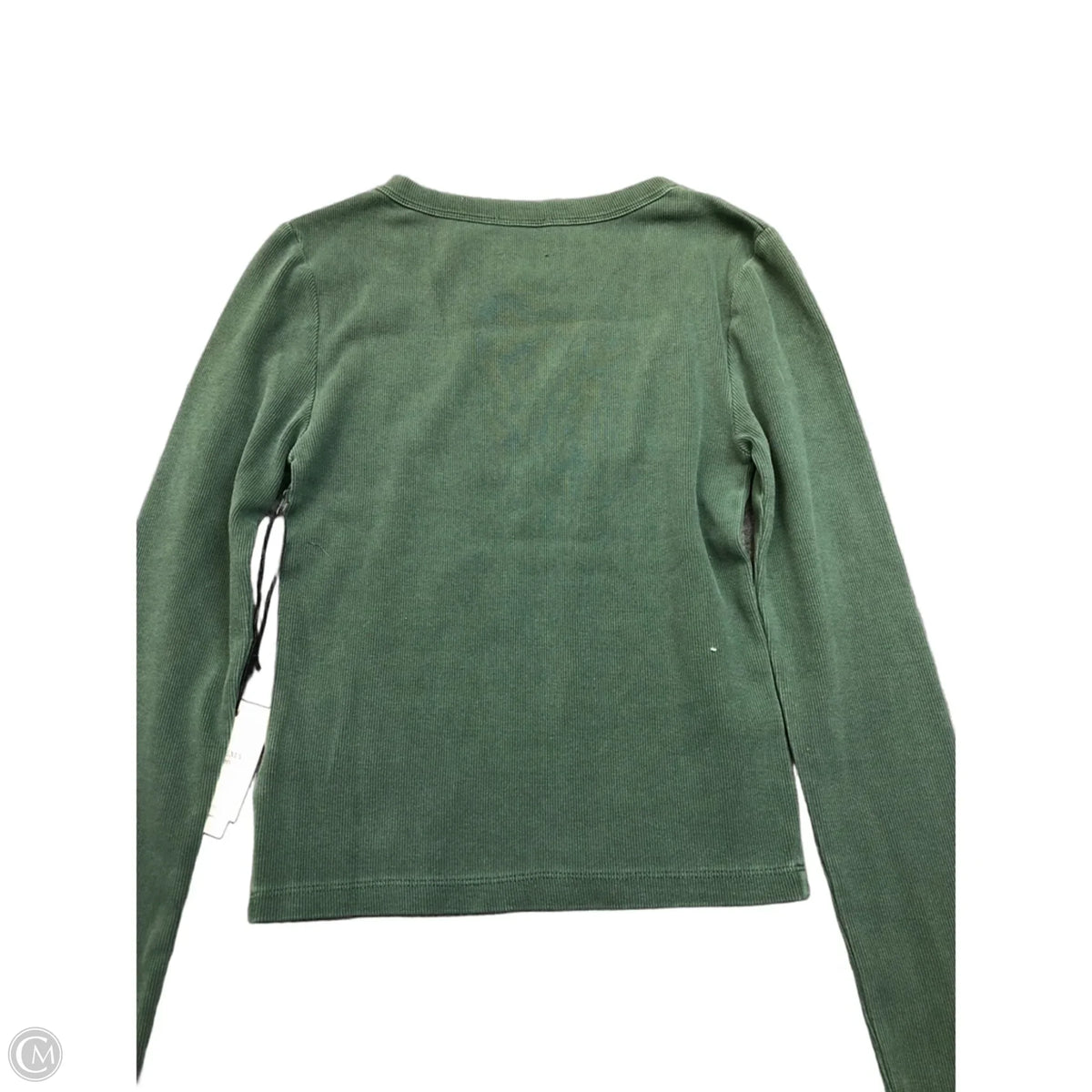 Top Long Sleeve Basic By Cmc In Green, Size: Xs