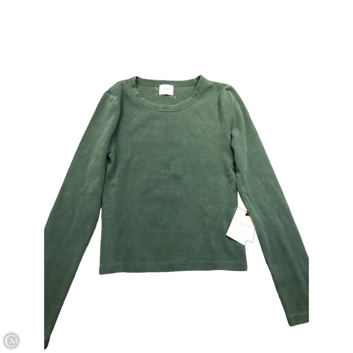 Top Long Sleeve Basic By Cmc In Green, Size: S