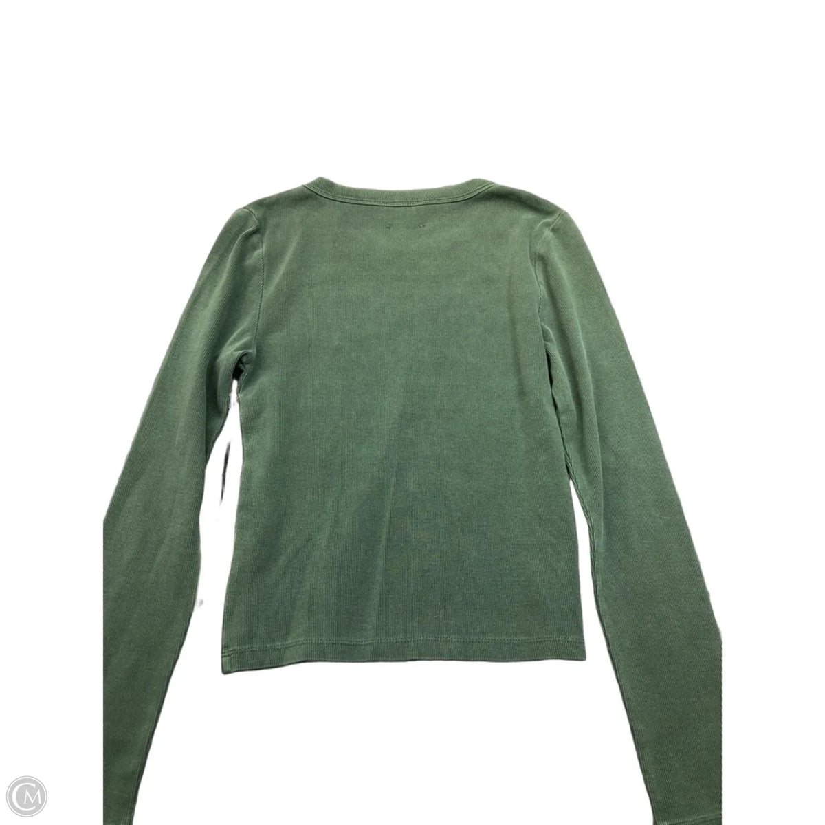 Top Long Sleeve Basic By Cmc In Green, Size: S