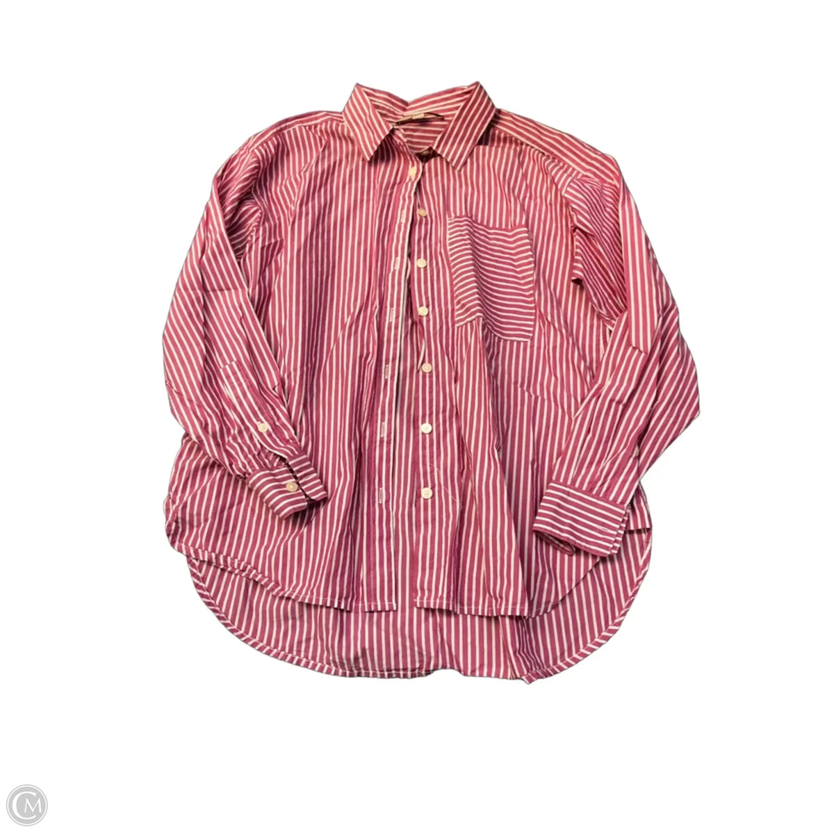 Top Long Sleeve By Loft In Pink, Size: S