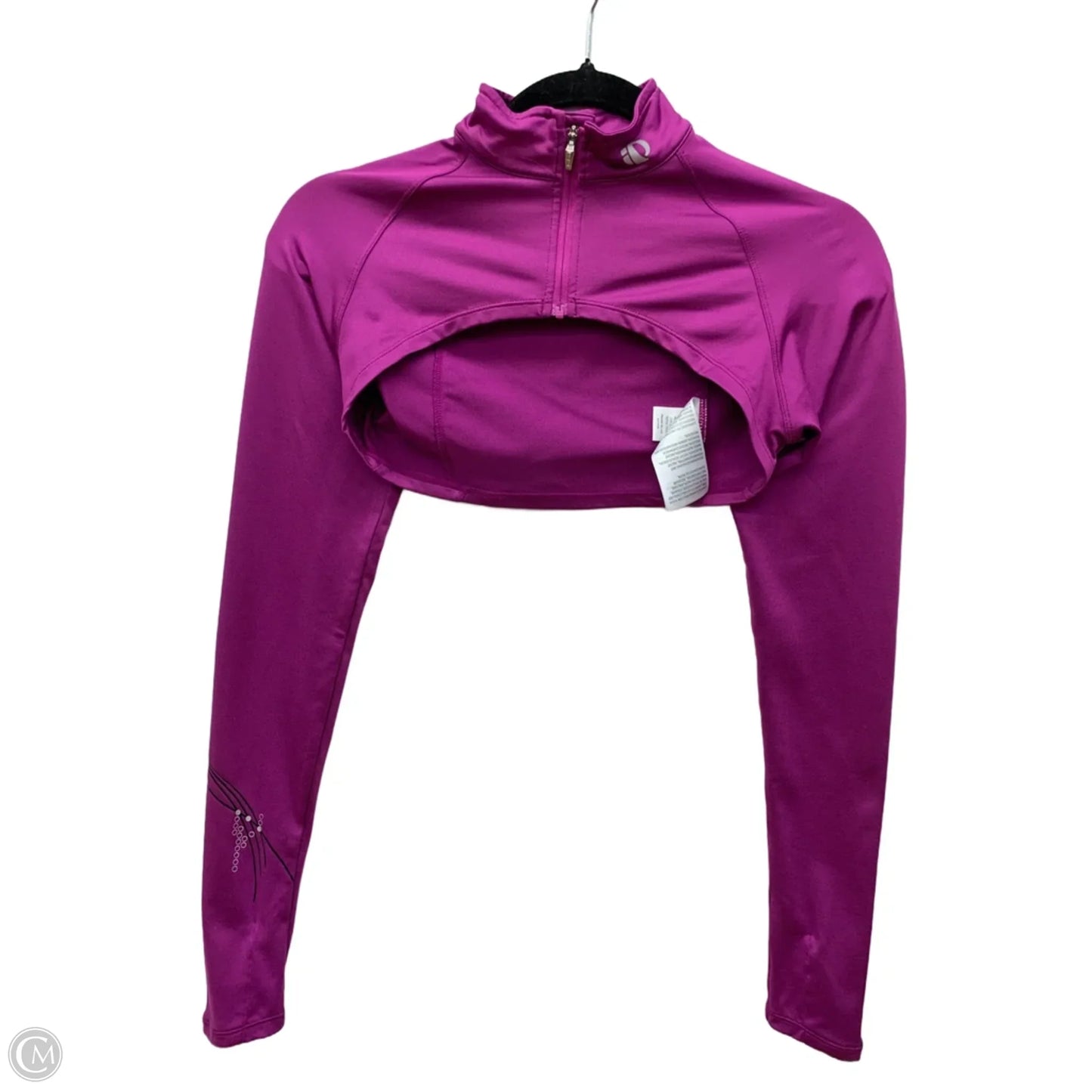Athletic Top Long Sleeve Collar By Pearl Izumi In Purple, Size: S