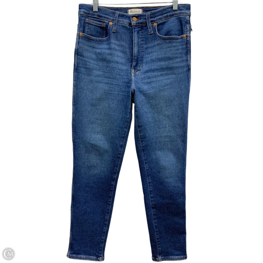 Jeans Skinny By Madewell In Blue Denim, Size: 10