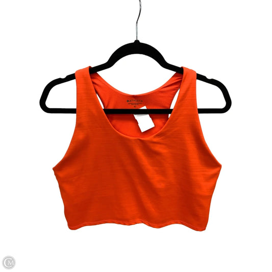 Athletic Bra By Athleta In Orange, Size: Xl