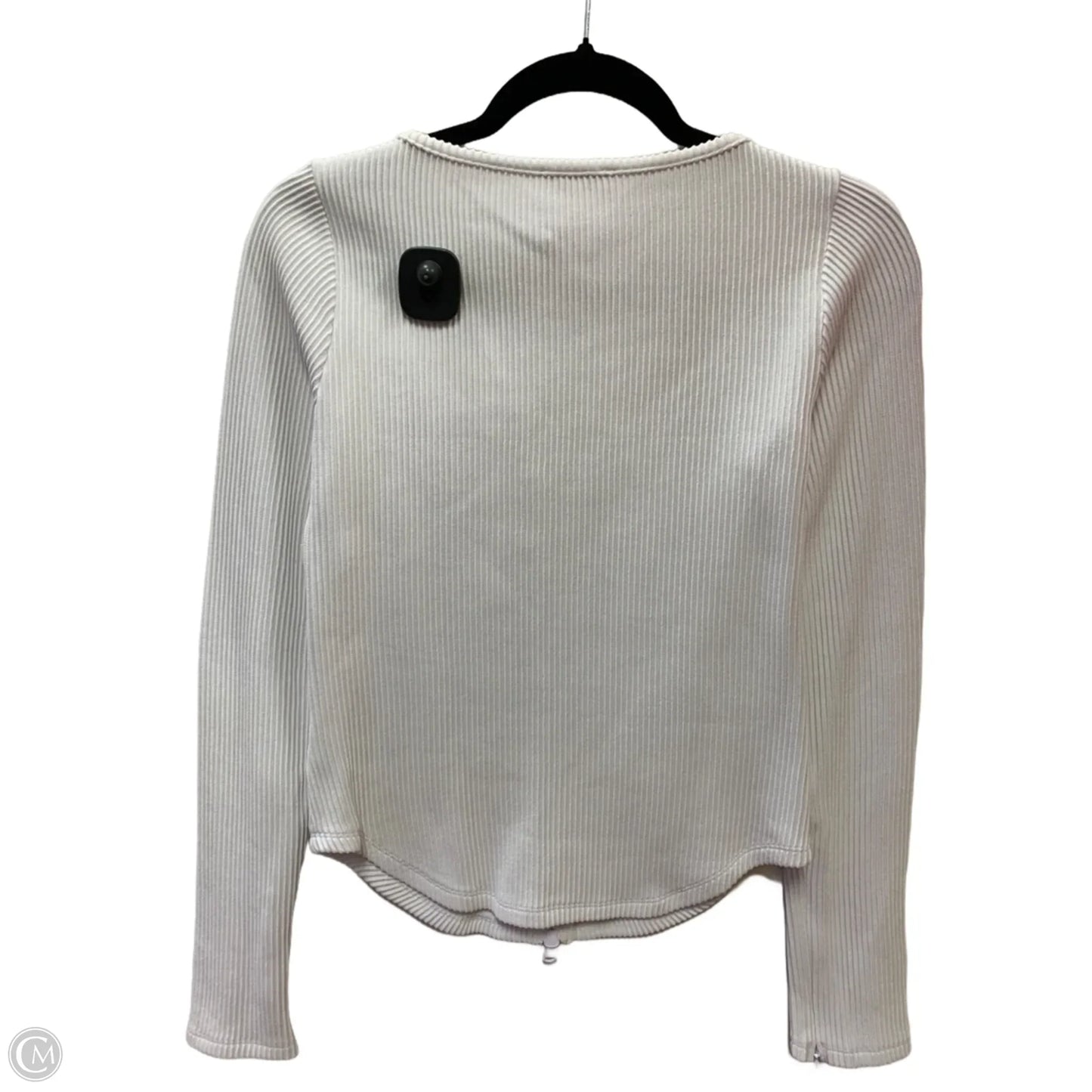 Top Long Sleeve By Good American In White, Size: L