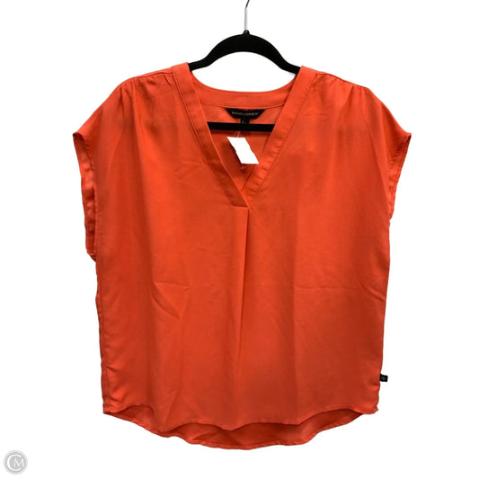 Top Sleeveless By Banana Republic In Orange, Size: M