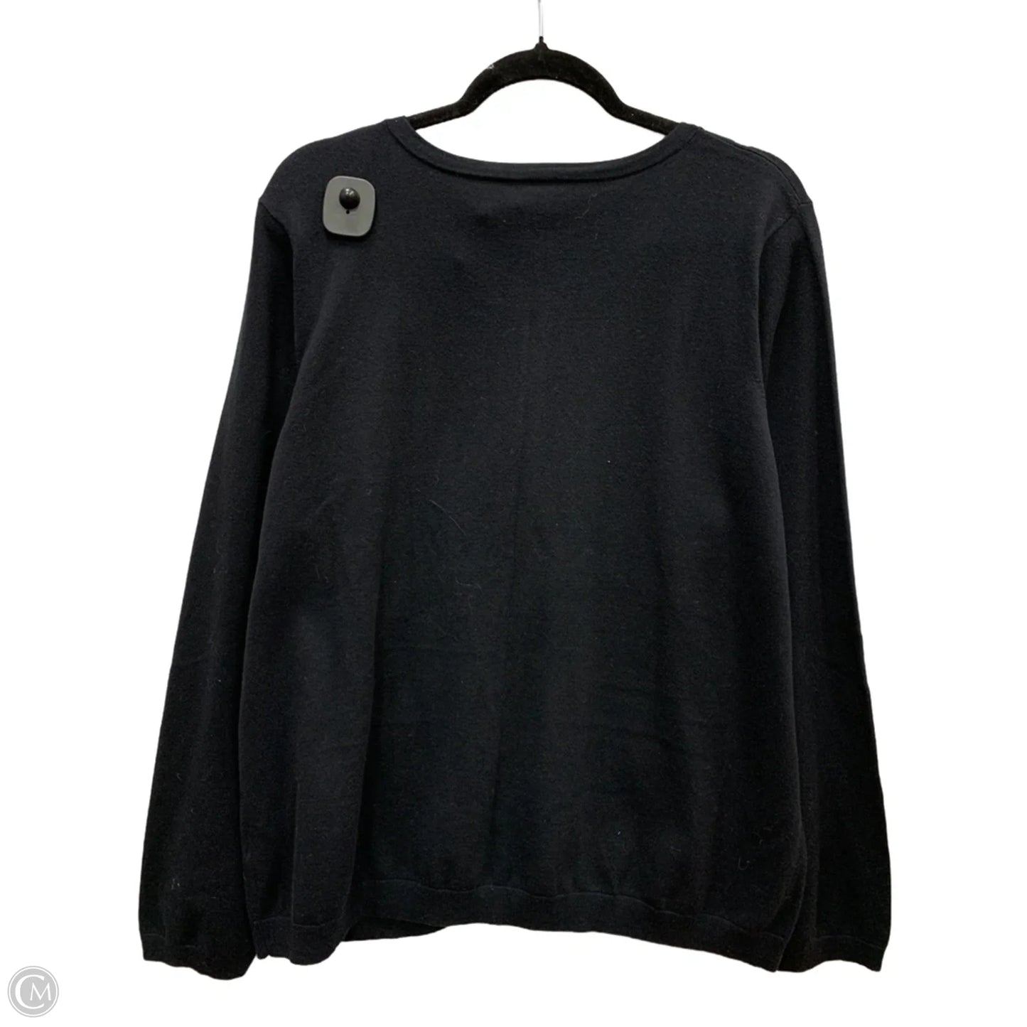 Sweater Cardigan By Talbots In Black, Size: 2x