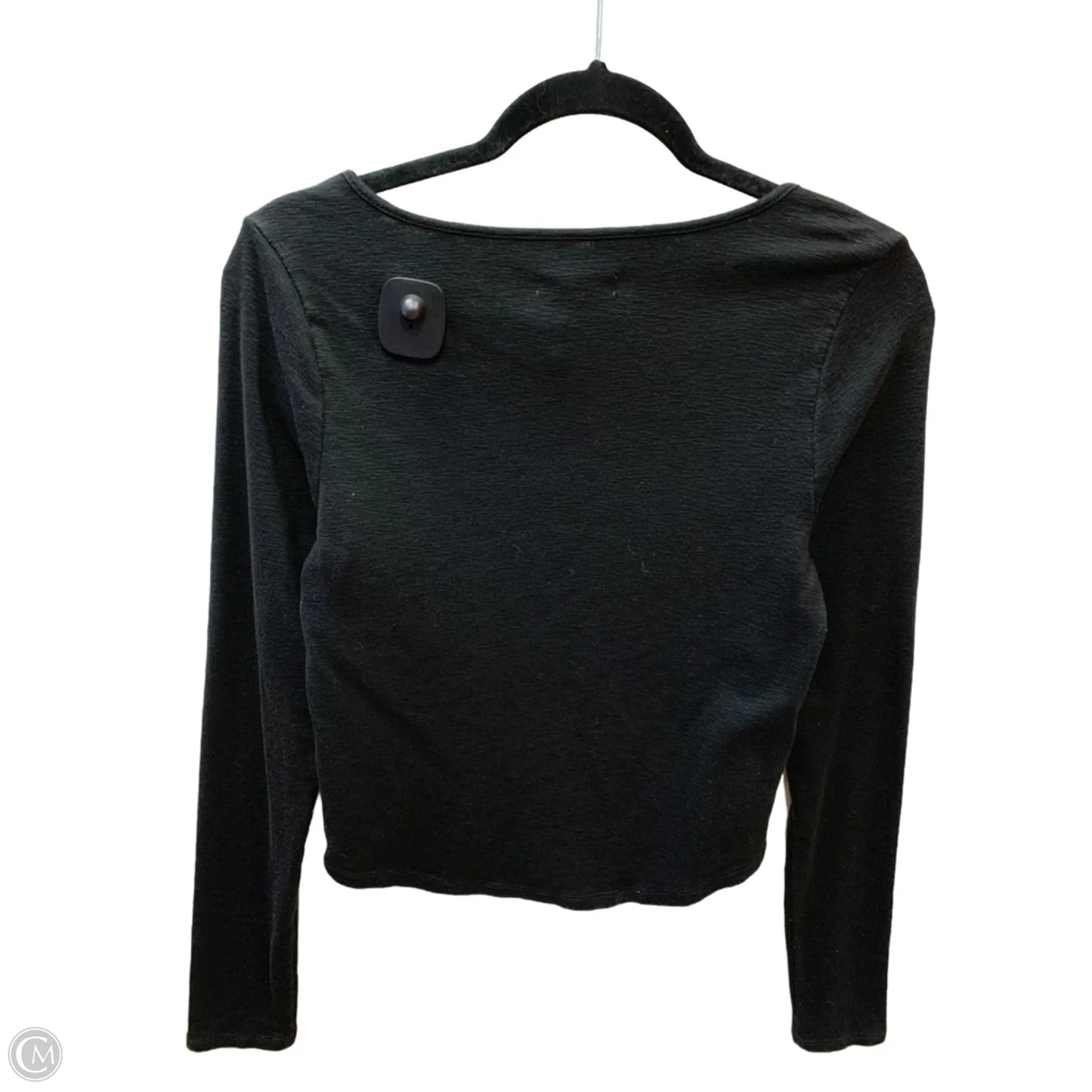 Top Long Sleeve By Madewell In Black, Size: M