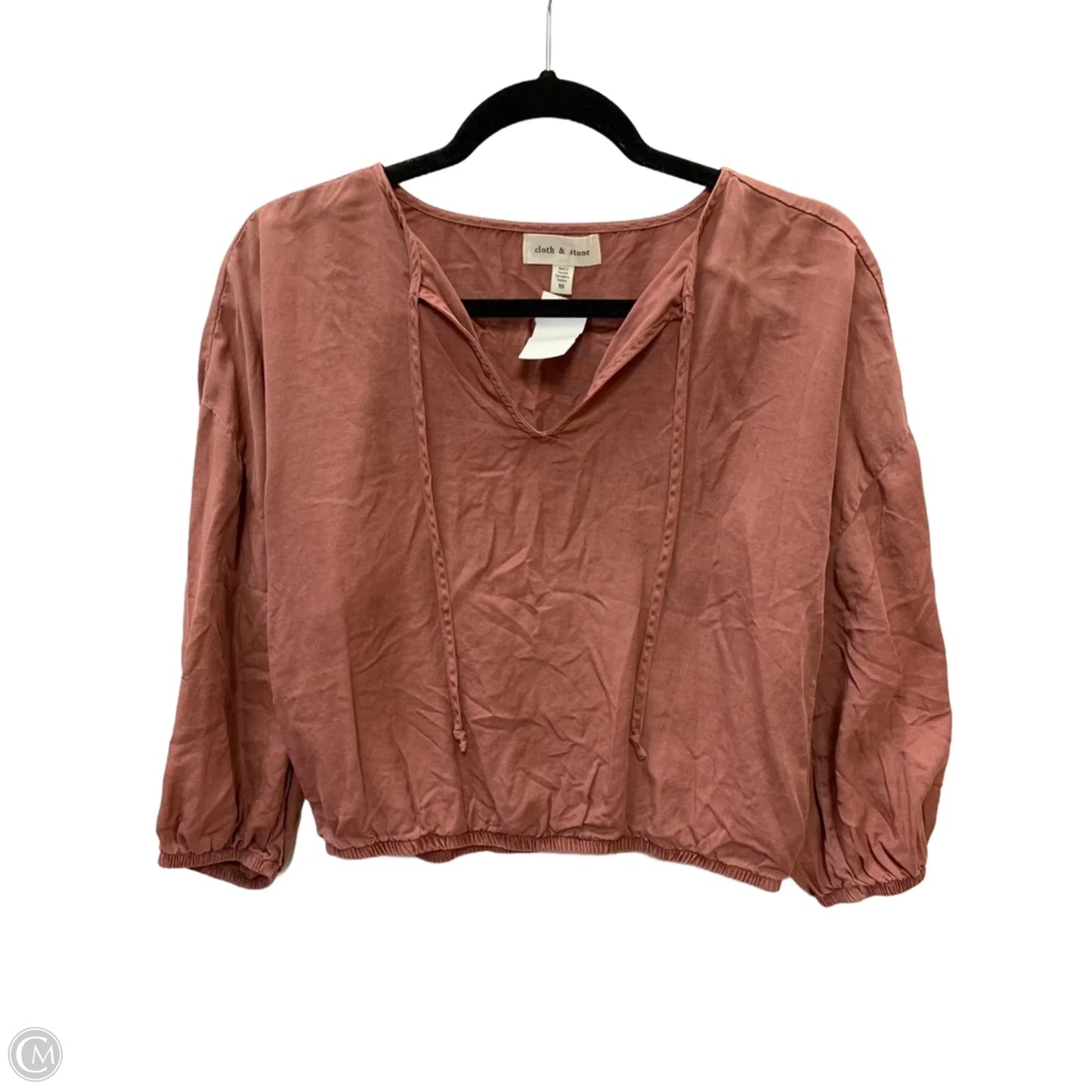 Top Long Sleeve By Cloth & Stone In Red, Size: Xs