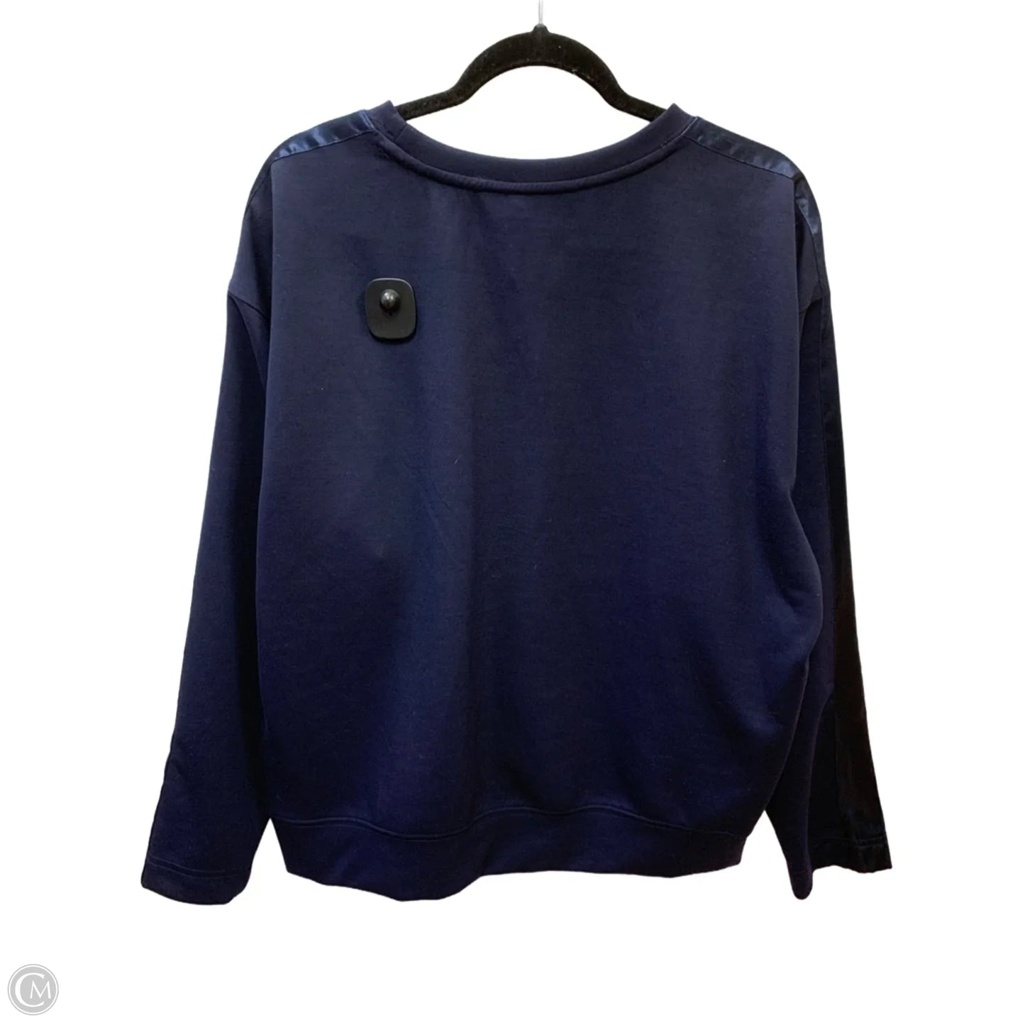 Sweatshirt Crewneck By Calvin Klein In Navy, Size: Xl