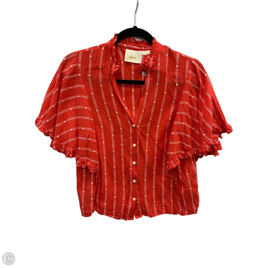Top Short Sleeve By Maeve In Red, Size: Xs