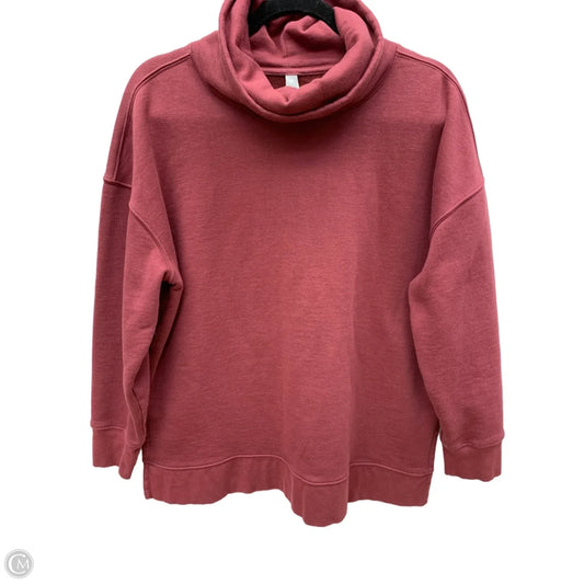 Athletic Sweatshirt Collar By Athleta In Red, Size: L