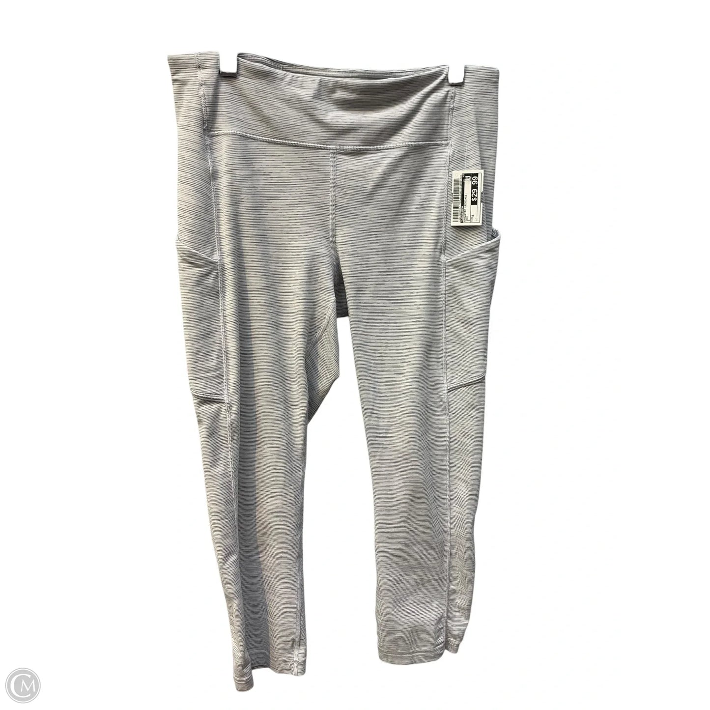 Athletic Leggings By Lululemon In Grey, Size: 8