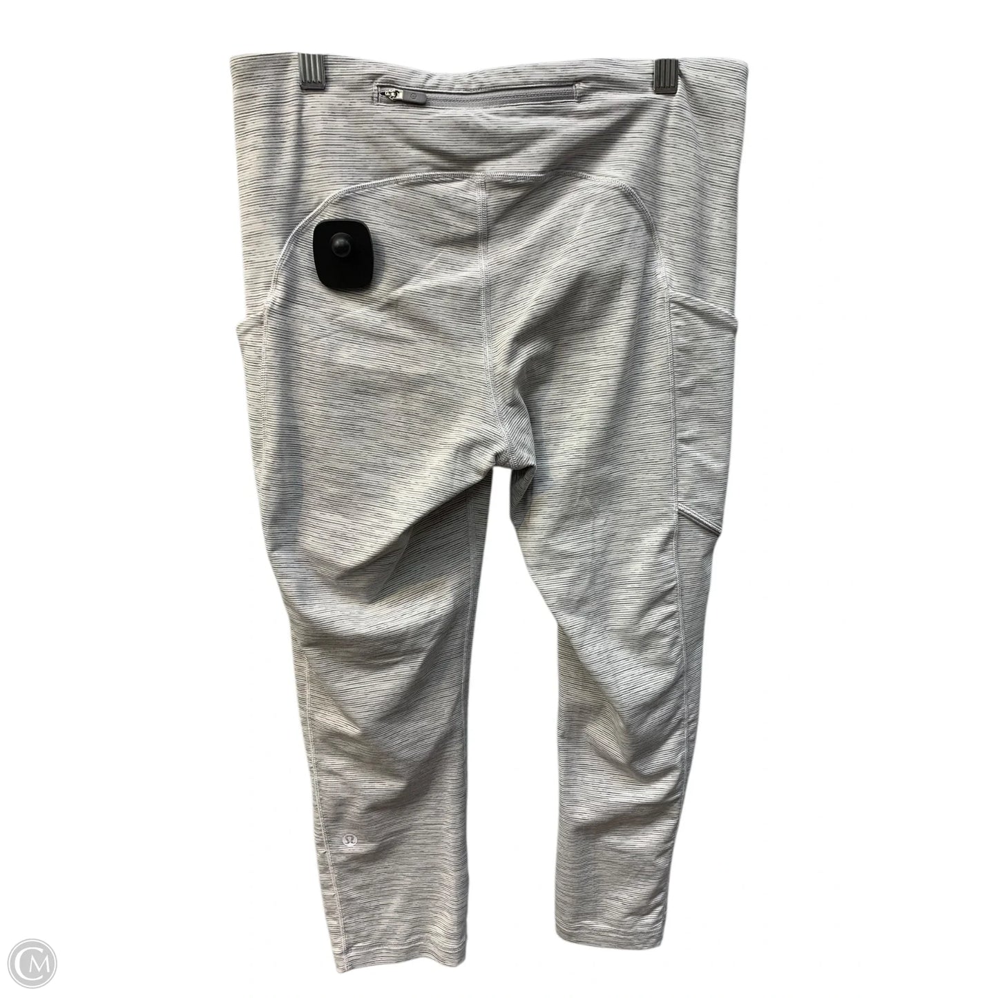 Athletic Leggings By Lululemon In Grey, Size: 8