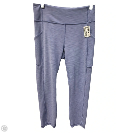 Athletic Leggings By Lululemon In Blue, Size: 8