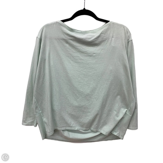 Athletic Top Long Sleeve Crewneck By Lululemon In Green, Size: S