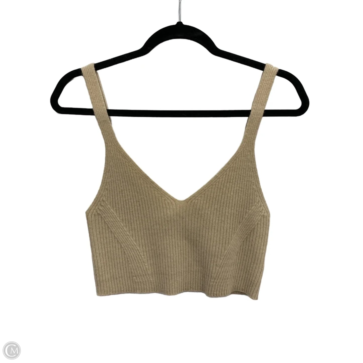 Tank Top By Lilly Silk In Tan, Size: S
