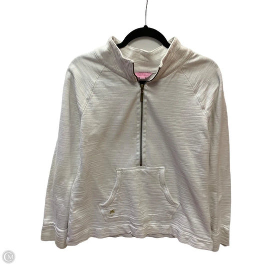 Top Long Sleeve Designer By Lilly Pulitzer In White, Size: M