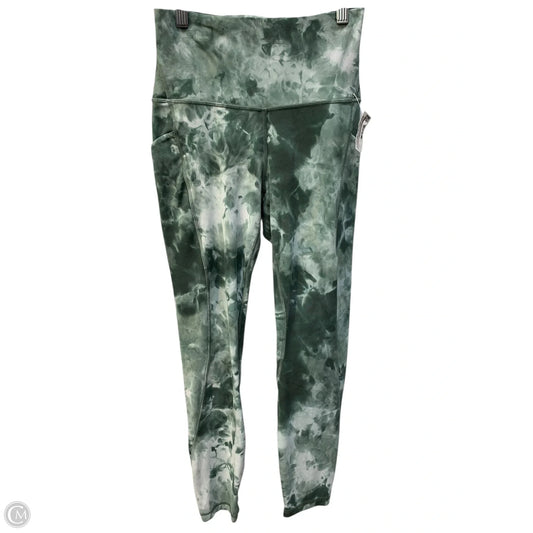 Athletic Leggings By Lululemon In Green, Size: 6