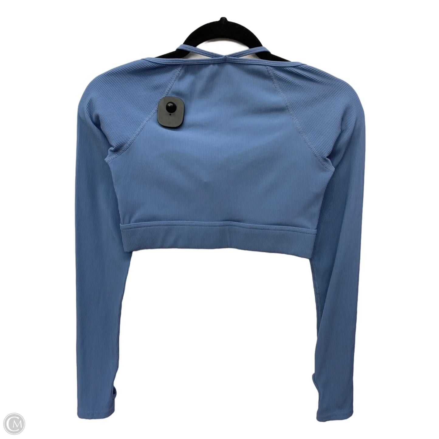 Athletic Top Long Sleeve Crewneck By Halara In Blue, Size: S
