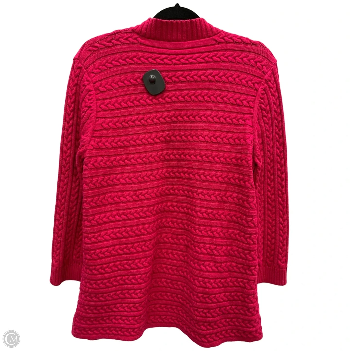 Sweater Cardigan By Talbots In Pink, Size: Xl