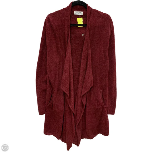 Sweater Cardigan By Zenana In Red, Size: Xl