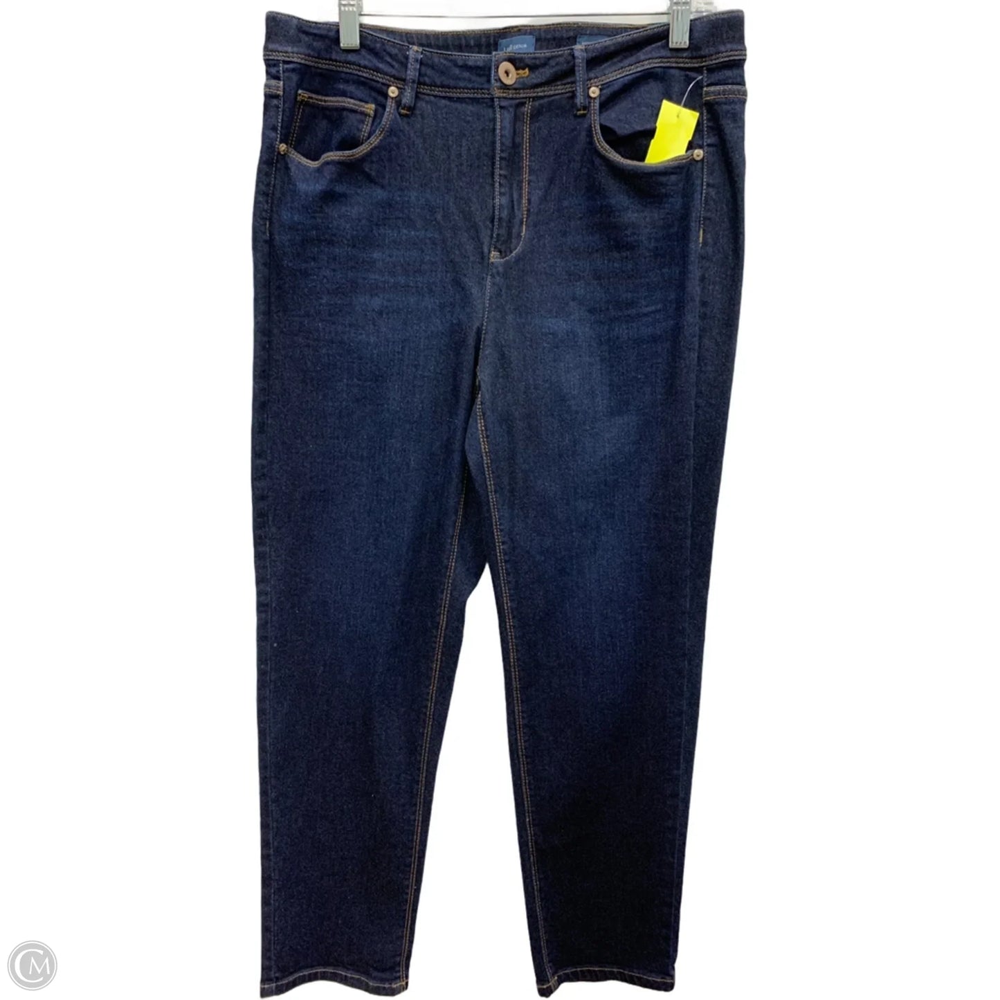 Jeans Straight By J. Jill In Blue Denim, Size: 16