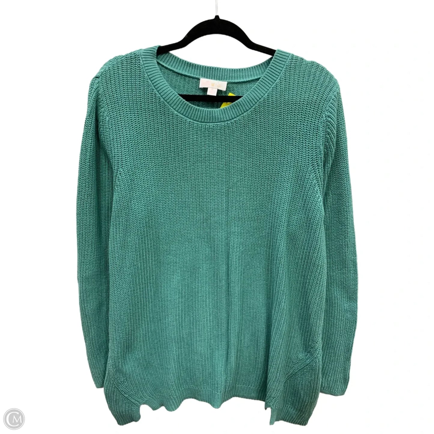 Sweater By Belle By Kim Gravel In Green, Size: 1x