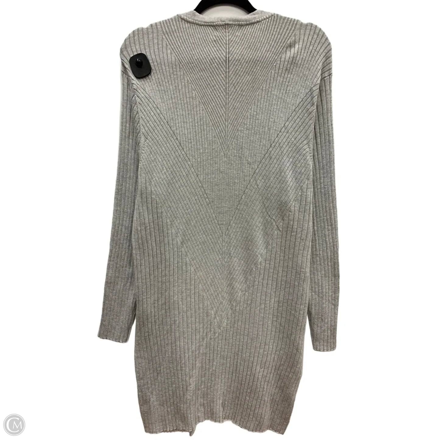 Sweater Cardigan By Evri In Grey, Size: 2x