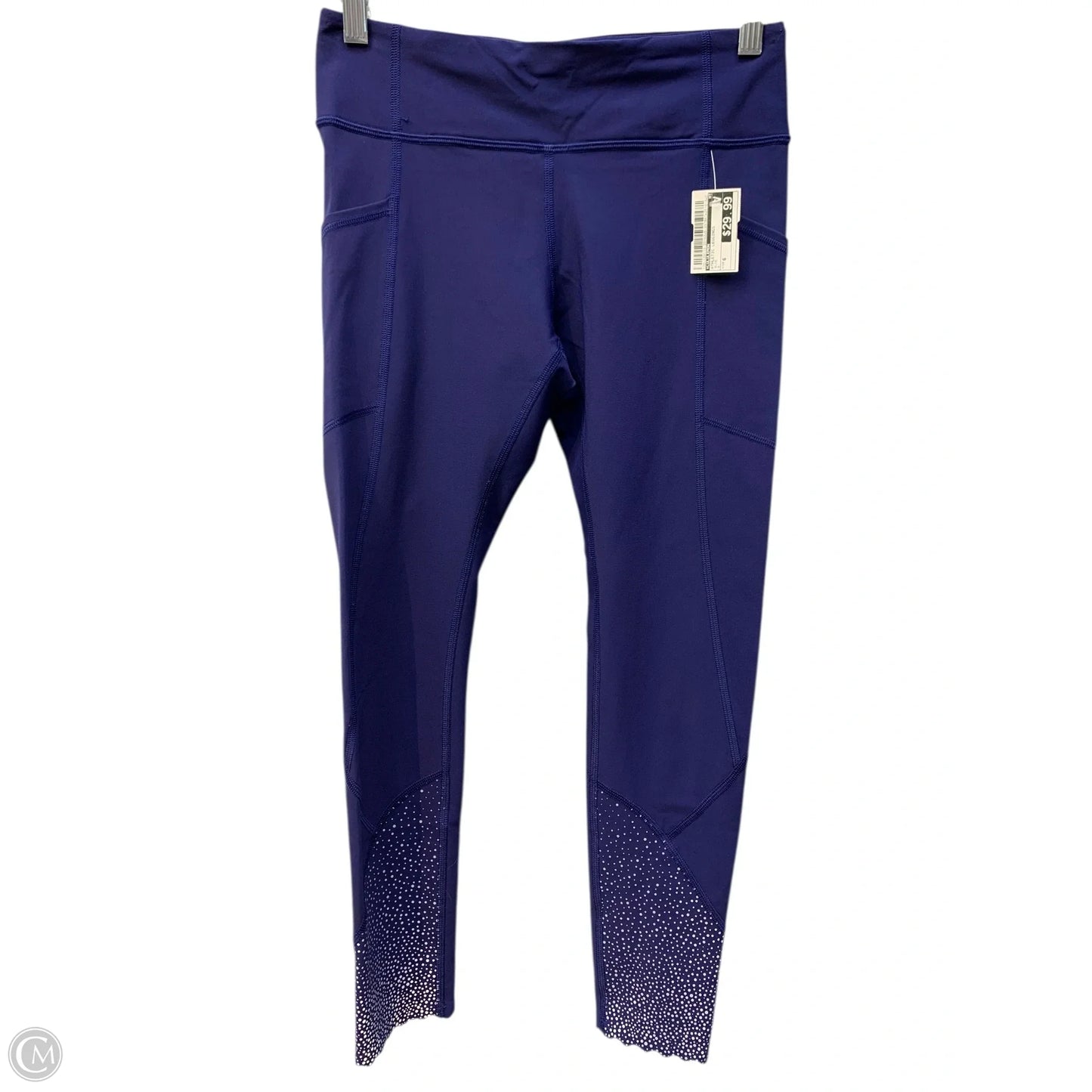 Athletic Leggings By Lululemon In Blue, Size: 6